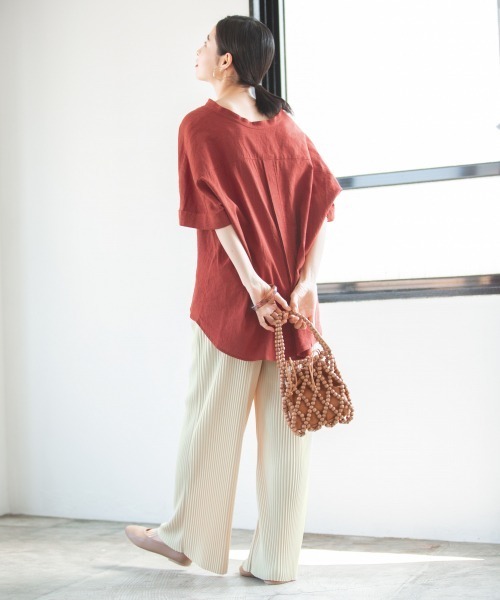 LOWRYS FARM(ローリーズファーム)の「ウッドビーズBAG 878728(ハンドバッグ・レディース・ブラウン/アイボリー・FREE)」の3枚目の写真