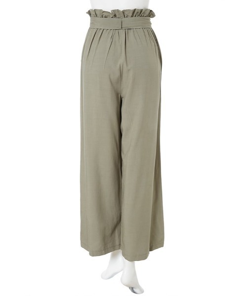 fifth（フィフス）の「ウエストリボンハイウエストパンツ（その他パンツ・レディース・カーキ/ベージュ・MEDIUM）」の7枚目の写真