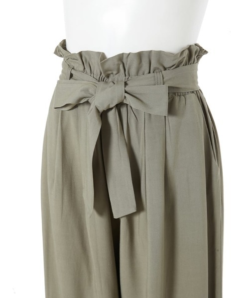 fifth（フィフス）の「ウエストリボンハイウエストパンツ（その他パンツ・レディース・カーキ/ベージュ・MEDIUM）」の13枚目の写真
