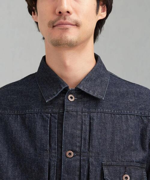 green label relaxing(グリーンレーベルリラクシング)の「SC ★★ FINE デニム TYPE-1 ジャケット(デニムジャケット・メンズ・ネイビー・S/L/M)」の13枚目の写真