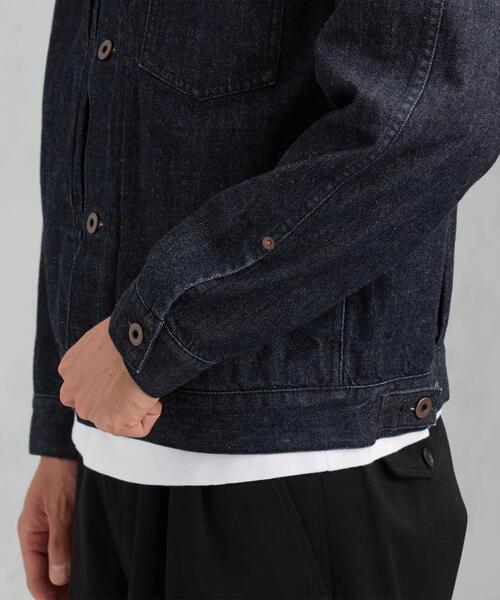 green label relaxing(グリーンレーベルリラクシング)の「SC ★★ FINE デニム TYPE-1 ジャケット(デニムジャケット・メンズ・ネイビー・S/L/M)」の14枚目の写真
