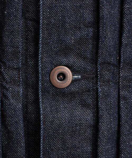 green label relaxing(グリーンレーベルリラクシング)の「SC ★★ FINE デニム TYPE-1 ジャケット(デニムジャケット・メンズ・ネイビー・S/L/M)」の7枚目の写真