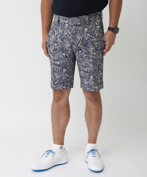 ZOY(ゾーイ)の「《ZOY》MENS パームリーフJAQショートパンツ(その他パンツ・メンズ・グリーン/ネイビー・79/82/85/88)」の4枚目の写真