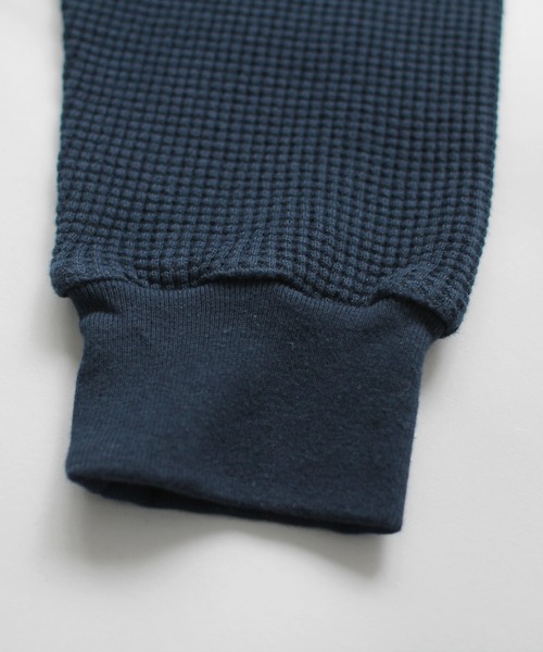 Denime（ドゥニーム）の「WAFFLE RAGLAN LS TEE（Tシャツ/カットソー・メンズ・ネイビー/カーキ/オフホワイト・SMALL/MEDIUM/LARGE/X-LARGE）」の21枚目の写真