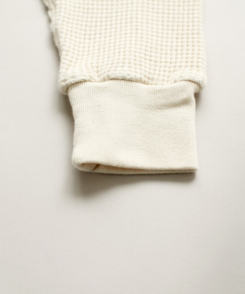 Denime（ドゥニーム）の「WAFFLE RAGLAN LS TEE（Tシャツ/カットソー・メンズ・ネイビー/カーキ/オフホワイト・SMALL/MEDIUM/LARGE/X-LARGE）」の15枚目の写真