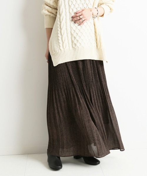 SLOBE IENA（スローブイエナ）の「レオパードプリントプリーツ
