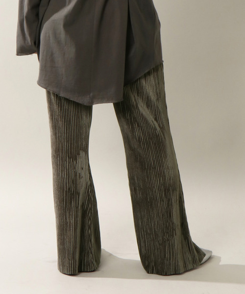 notch.(ノッチ)の「ベロアプリーツパンツ(その他パンツ・レディース・ブラック/ダークブラウン/ベージュ/パープル/ミント/ライトパープル・TM/M)」の14枚目の写真