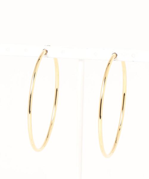 sunny branch（サニーブランチ）の「【Brass】55㎜フープイヤリング（イヤリング・レディース・シルバー/ゴールド・FREE）」の5枚目の写真