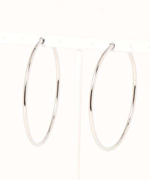 sunny branch（サニーブランチ）の「【Brass】55㎜フープイヤリング（イヤリング・レディース・シルバー/ゴールド・FREE）」の4枚目の写真