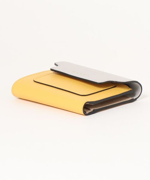 MARNI マルニ　スクエアフラップウォレット 楽天市場】MARNI マルニ FLAP SQUARED WALLET 三つ折り財布