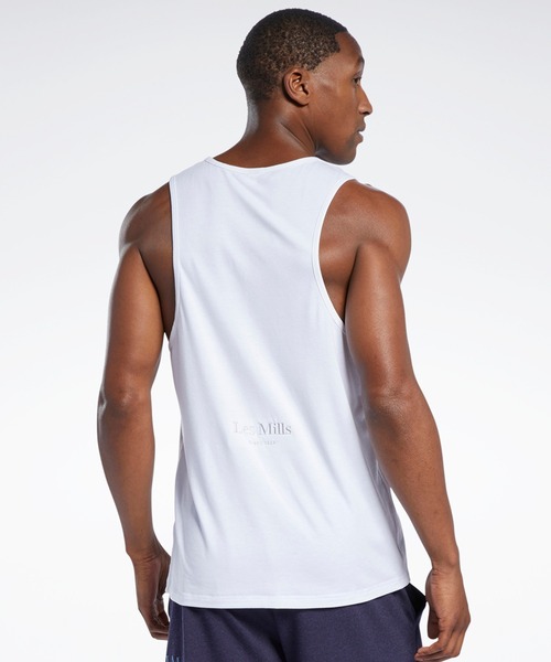 Reebok（リーボック）の「レズミルズ リストラティブ タンクトップ （タンクトップ・メンズ・ホワイト・MEDIUM/X-LARGE/SMALL/X-SMALL/LARGE）」の5枚目の写真