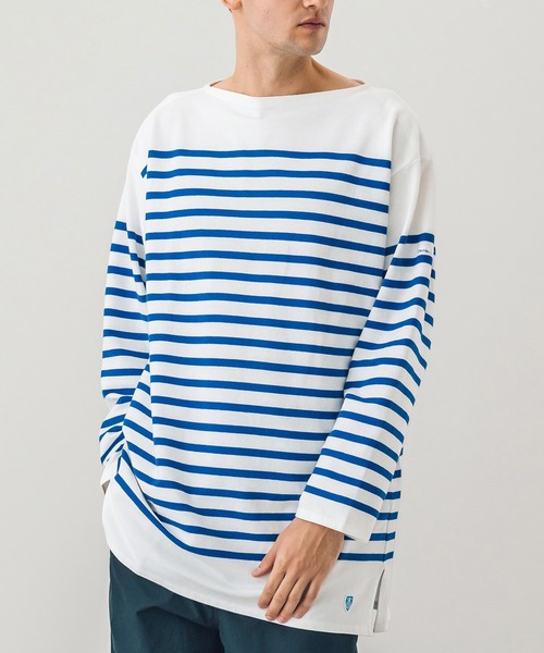 Orcival Bigラッセルフレンチセーラーtシャツ Unisex Tシャツ カットソー Orcival オーシバル のファッション通販 Zozotown