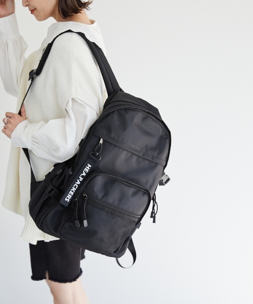 Heather（ヘザー）の「ナイロンリュック　934958（バックパック/リュック・レディース・ブラック・ONESIZE）」の19枚目の写真