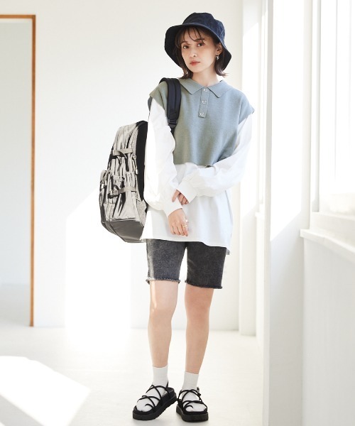 Heather（ヘザー）の「ナイロンリュック　934958（バックパック/リュック・レディース・ブラック・ONESIZE）」の21枚目の写真