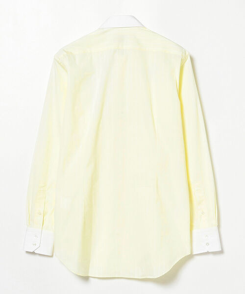 BRILLA per il gusto（ブリッラペルイルグースト）の「Brilla per il gusto / ピンストライプ ラウンドタブカラー シャツ（ビジネスシャツ・メンズ・ベージュ/イエロー/ミント・37/38/39/41/40）」の15枚目の写真