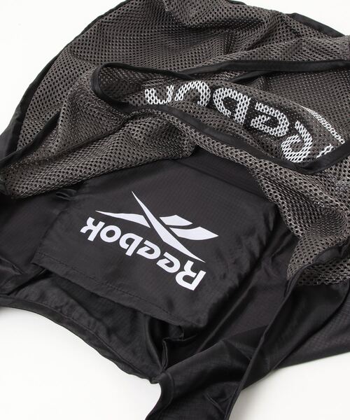 Reebok（リーボック）の「【完売】《Reebok》メッシュ コンパクトバッグ　エコバッグ（エコバッグ/サブバッグ・メンズ・チャコールグレー/オレンジ/ライトグリーン/ラベンダー・FREE）」の8枚目の写真