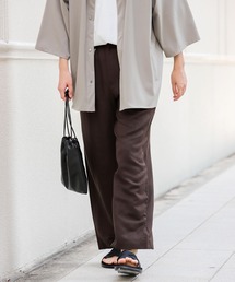 SENSE OF PLACE by URBAN RESEARCH | リネンレーヨンタックワイドパンツ(その他パンツ)