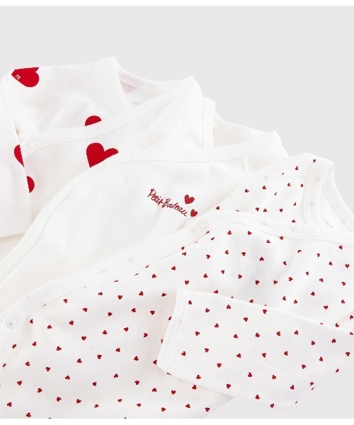PETIT BATEAU（プチバトー）の「プリント長袖あわせボディ３枚組（その他アンダーウェア/インナー・キッズ・その他・NewBorn/6MONTH/3MONTH/12MONTH）」の3枚目の写真