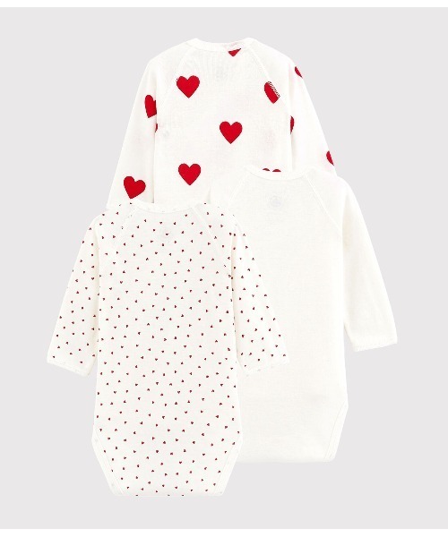 PETIT BATEAU（プチバトー）の「プリント長袖あわせボディ３枚組（その他アンダーウェア/インナー・キッズ・その他・NewBorn/6MONTH/3MONTH/12MONTH）」の5枚目の写真