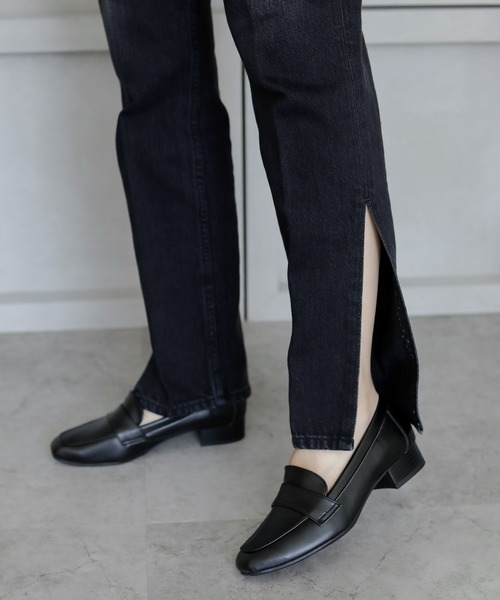 ベーシック スクエアトゥローファー【日本製】（ローファー）｜chocolates（チョコラテス）