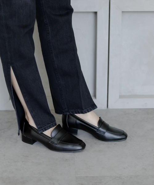 ベーシック スクエアトゥローファー【日本製】（ローファー）｜chocolates（チョコラテス）