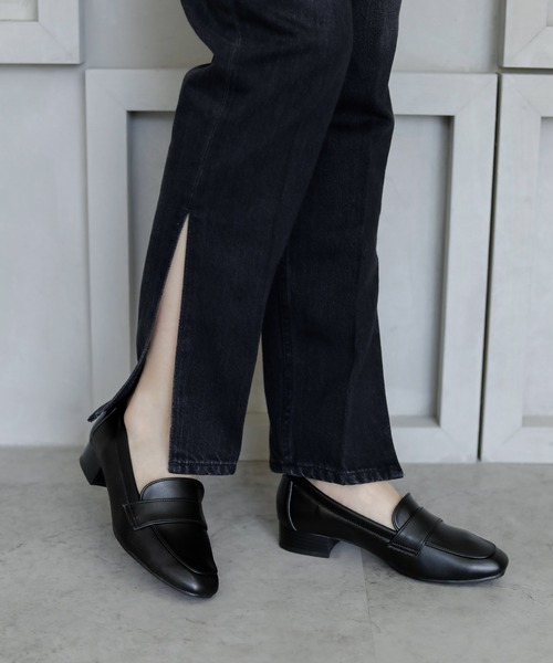 ベーシック スクエアトゥローファー【日本製】（ローファー）｜chocolates（チョコラテス）