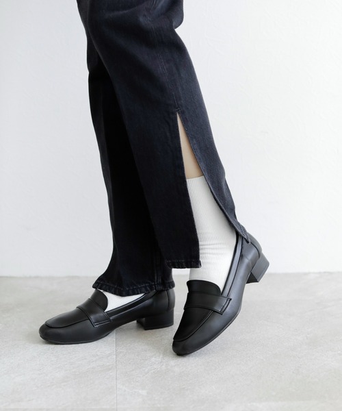 ベーシック スクエアトゥローファー【日本製】（ローファー）｜chocolates（チョコラテス）