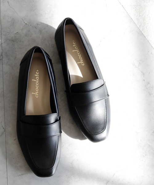 ベーシック スクエアトゥローファー【日本製】（ローファー）｜chocolates（チョコラテス）