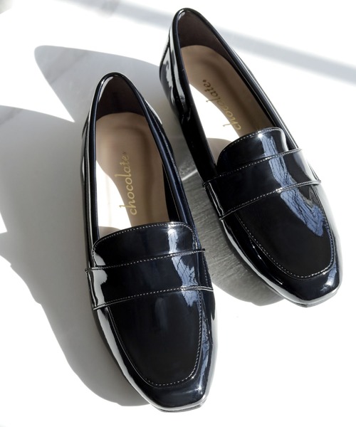ベーシック スクエアトゥローファー【日本製】（ローファー）｜chocolates（チョコラテス）