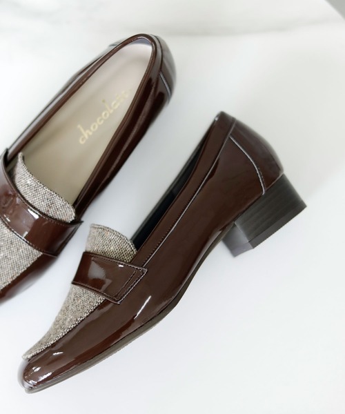 ベーシック スクエアトゥローファー【日本製】（ローファー）｜chocolates（チョコラテス）