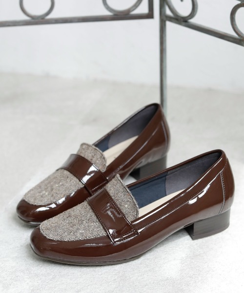 ベーシック スクエアトゥローファー【日本製】（ローファー）｜chocolates（チョコラテス）