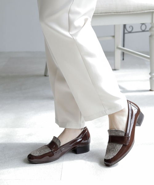 ベーシック スクエアトゥローファー【日本製】（ローファー）｜chocolates（チョコラテス）