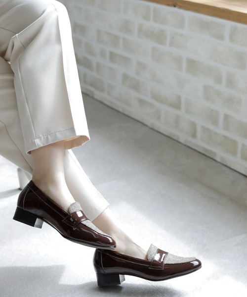 ベーシック スクエアトゥローファー【日本製】（ローファー）｜chocolates（チョコラテス）