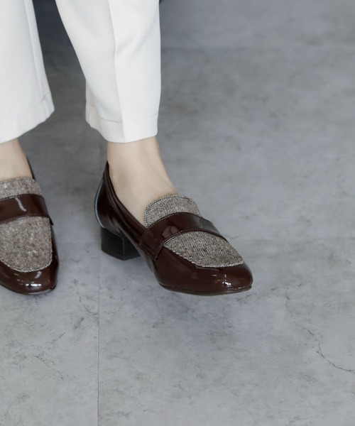 ベーシック スクエアトゥローファー【日本製】（ローファー）｜chocolates（チョコラテス）