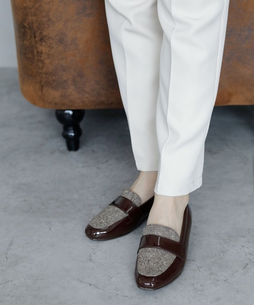 ベーシック スクエアトゥローファー【日本製】（ローファー）｜chocolates（チョコラテス）