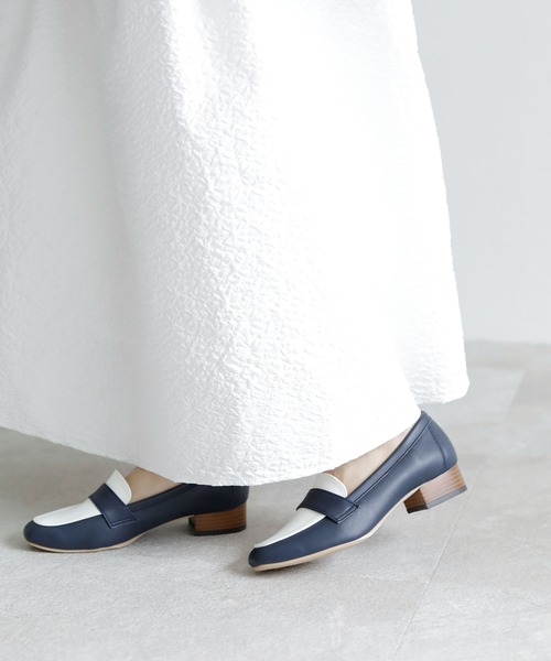 ベーシック スクエアトゥローファー【日本製】（ローファー）｜chocolates（チョコラテス）