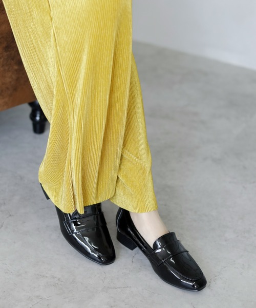 ベーシック スクエアトゥローファー【日本製】（ローファー）｜chocolates（チョコラテス）