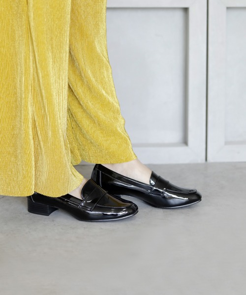 ベーシック スクエアトゥローファー【日本製】（ローファー）｜chocolates（チョコラテス）