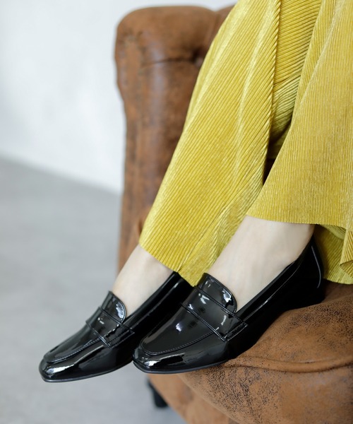 ベーシック スクエアトゥローファー【日本製】（ローファー）｜chocolates（チョコラテス）