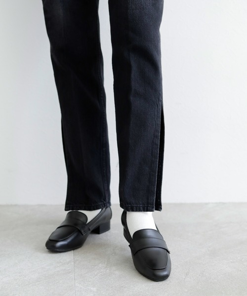 ベーシック スクエアトゥローファー【日本製】（ローファー）｜chocolates（チョコラテス）