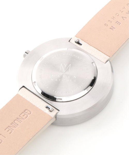 Mavenwatches（マベンウォッチズ）の「MAVEN DRIZZLE OFFWHITE 40mm（アナログ腕時計・レディース・シルバー・FREE）」の10枚目の写真