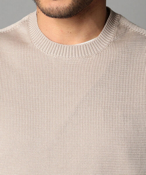 THIBAULT VAN DER STRAETE（ティボー・ヴァン・ダル・ストラット）の「【THIBAULT VAN DER STRAETE/ティボー・ヴァンダル・ストラット】5001 CREW NECK VEST（ベスト・メンズ・グレイッシュベージュ/ブラック/ブラウン・M/L）」の7枚目の写真