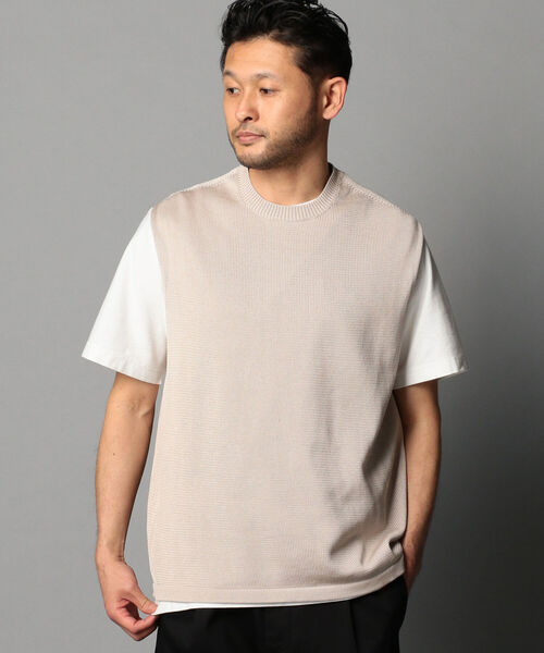 THIBAULT VAN DER STRAETE（ティボー・ヴァン・ダル・ストラット）の「【THIBAULT VAN DER STRAETE/ティボー・ヴァンダル・ストラット】5001 CREW NECK VEST（ベスト・メンズ・グレイッシュベージュ/ブラック/ブラウン・M/L）」の14枚目の写真