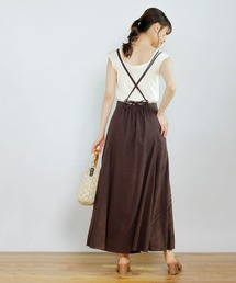 Crisp | ダブルサスペンダーフレアスカート(スカート)