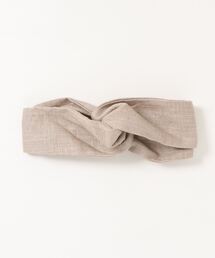 Samansa Mos2 | 綿麻クロスヘアバンド(ヘアバンド)