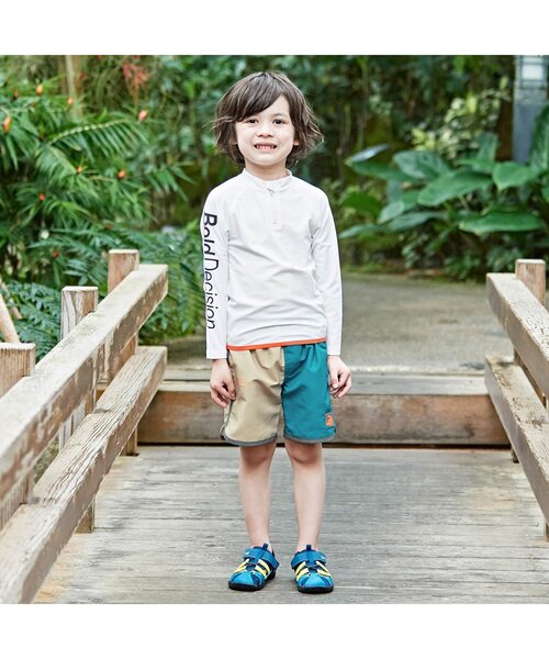 BREEZE（ブリーズ）の「トランクス水着＿UVカット（水着・キッズ・ネイビー/ベージュ・100/150/130/120/140/110/90）」の19枚目の写真