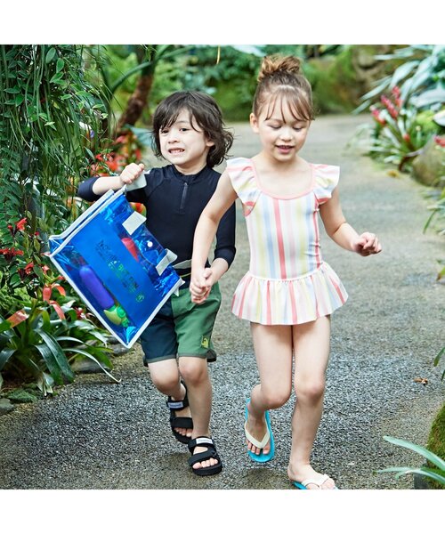 BREEZE（ブリーズ）の「トランクス水着＿UVカット（水着・キッズ・ネイビー/ベージュ・100/150/130/120/140/110/90）」の14枚目の写真