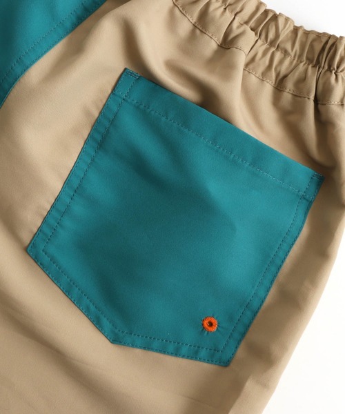 BREEZE（ブリーズ）の「トランクス水着＿UVカット（水着・キッズ・ネイビー/ベージュ・100/150/130/120/140/110/90）」の7枚目の写真