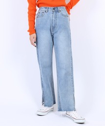 PUNYUS | スリットデニムパンツ(デニムパンツ)