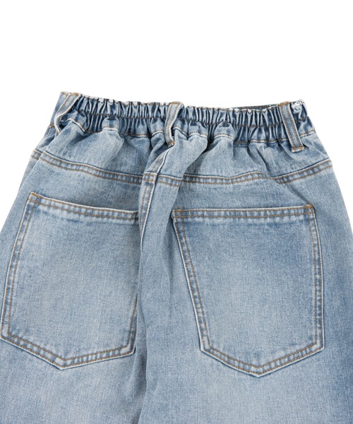 PUNYUS（プニュズ）の「スリットデニムパンツ（デニムパンツ・レディース・ライトブルー/インディゴブルー/ホワイト・1/2/4/3）」の13枚目の写真